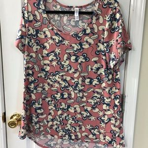 LuLaRoe Disney Mickey Mouse Tee-XL